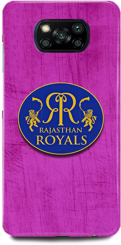 MP ARIES MOBILE COVER Back Cover for POCO X3, MZB9965IN, RAJASTHAN ROYALS SIGN LOGO IPL TEAM  (Multicolor, Hard Case, Pack of: 1)