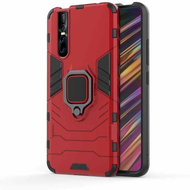 56 CASE AND COVER Back Cover for Vivo V15 Pro  (Red, Shock Proof, Pack of: 1)
