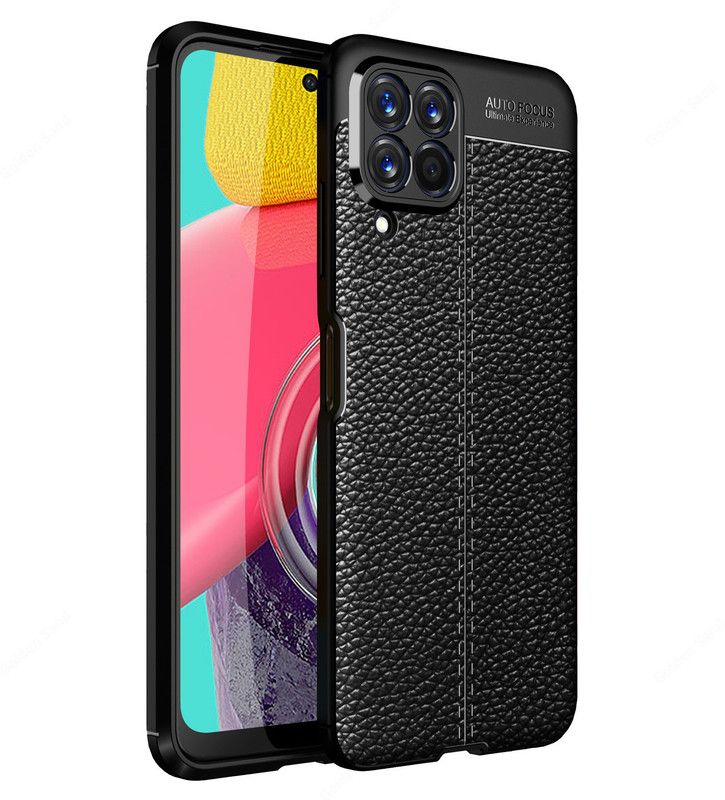 Shopping Club Back Cover for Samsung Galaxy M53 5G  (Black)