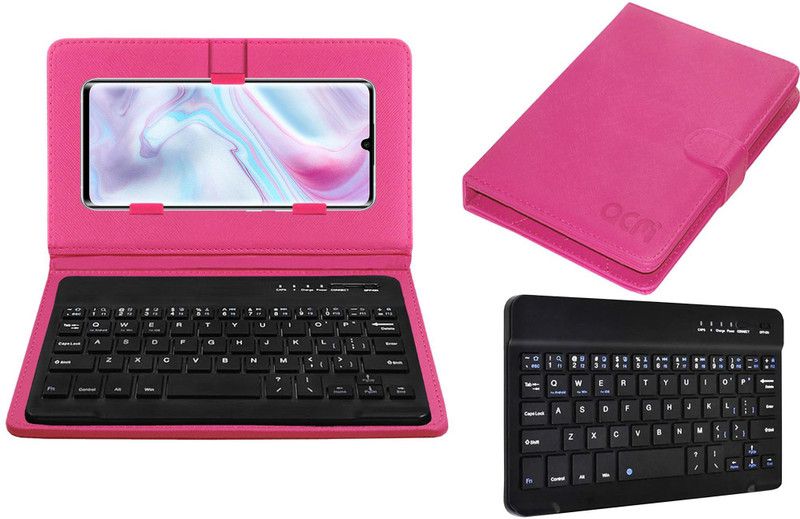 ACM Keyboard Case for Xiaomi Mi Cc9 Pro  (Pink, Cases with Holder, Pack of: 1)