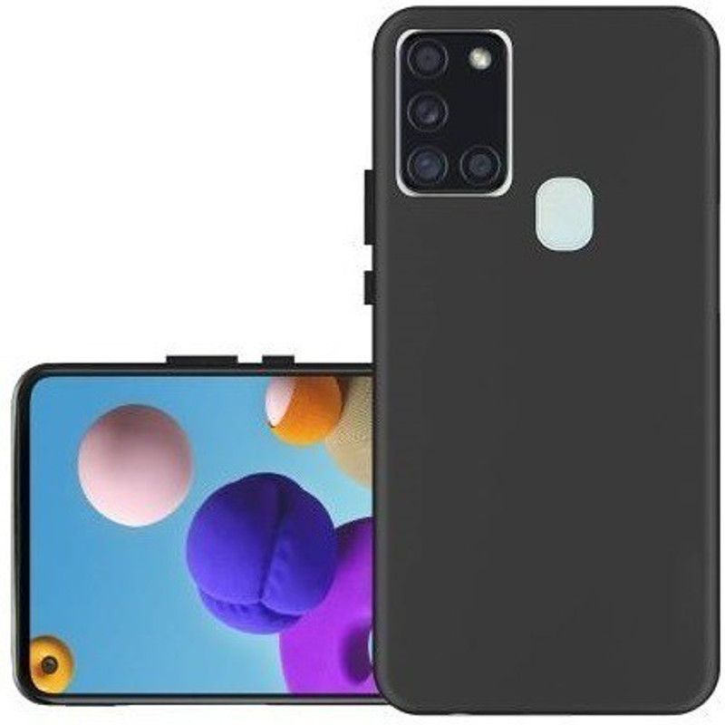 VDAT Back Cover for Samsung Galaxy A21s  (Black, Shock Proof, Pack of: 1)