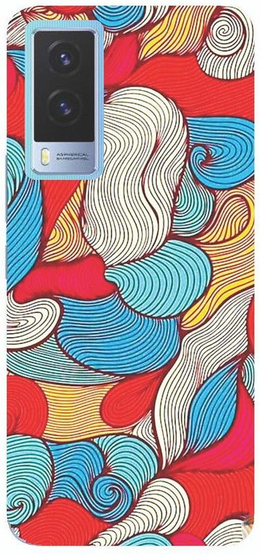 KIZIN Back Cover for Vivo V21E 5G, V2055  (Multicolor, Hard Case)