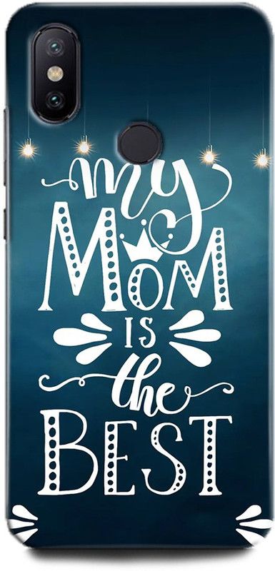 INDICRAFT Back Cover for Mi A2 MOM, MOTHER, MAA, I LOVE MOM, MY MOM IS THE BEST  (Multicolor, Hard Case, Pack of: 1)