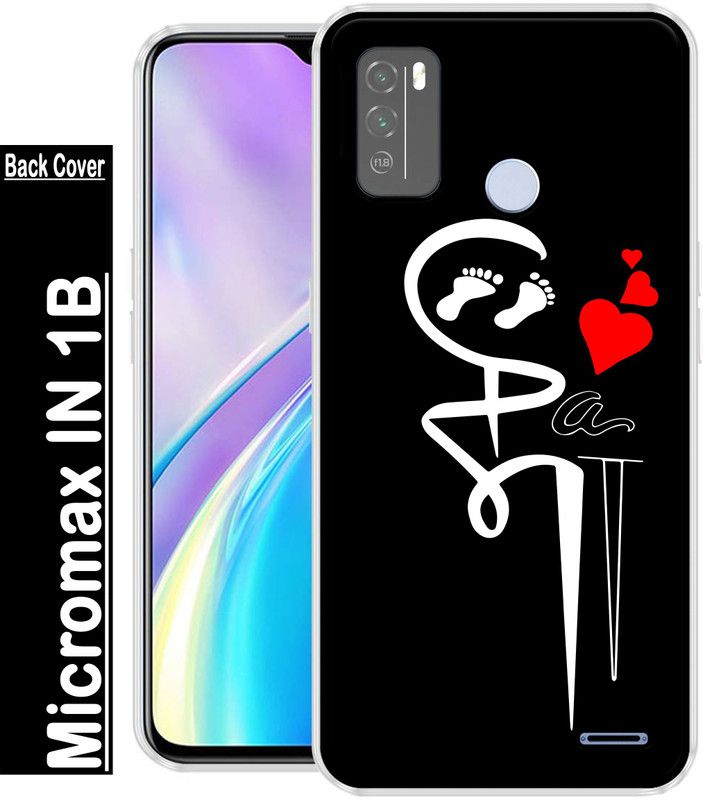 INDIALAND Back Cover for Micromax IN 1b  (Multicolor, Grip Case, Silicon, Pack of: 1)