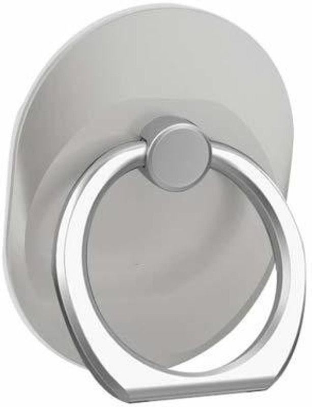 befunky Cell Phone Finger Stand, 360Â°Rotation Phone Ring Stand Holder, Hand Finger Grip (Universal) (1 Unit Oval Silver) Mobile Holder
