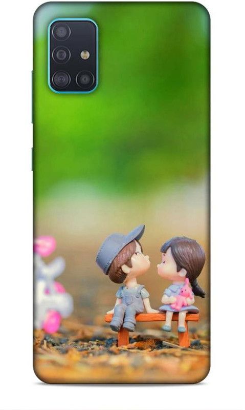 Lucent Crafts Back Cover for Samsung Galaxy A51 5G  (Green, Brown, 3D Case, Pack of: 1)