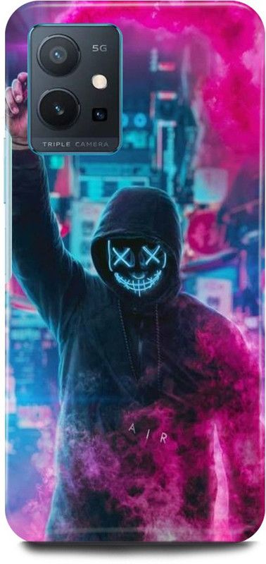 FIKORA Back Cover for OPPO K10, CPH2373, MARSHMELLO, DJ, EDM, MUSIC, LOVE  (Purple, Hard Case, Pack of: 1)