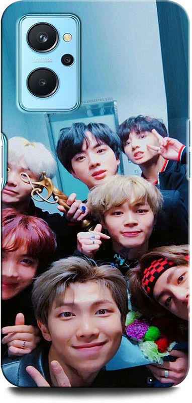 ORBIQE Back Cover for OPPO A96 BTS, V, JUNGBOOK, JIMIN, JIN, BTS ARMY, SINGER, BOY BAND  (Multicolor, Hard Case)