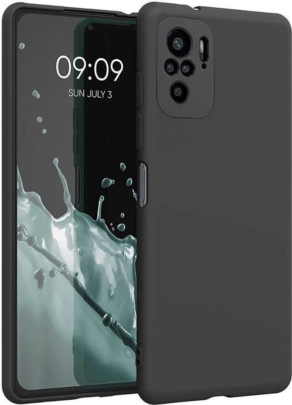 Flipkart SmartBuy Back Cover for Mi Redmi Note 10  (Black, Flexible, Silicon, Pack of: 1)