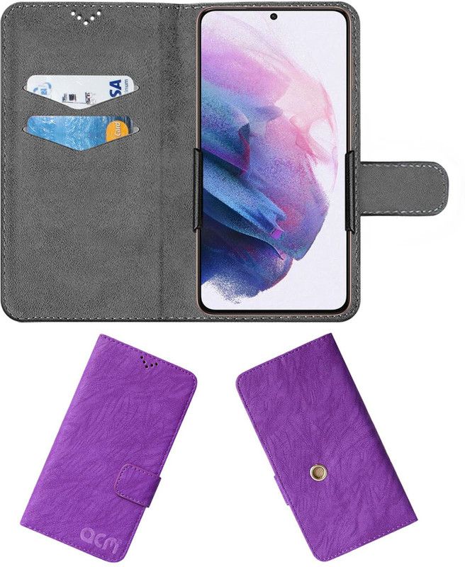 ACM Flip Cover for Samsung Galaxy S21 Plus 5g  (Purple, Cases with Holder, Pack of: 1)