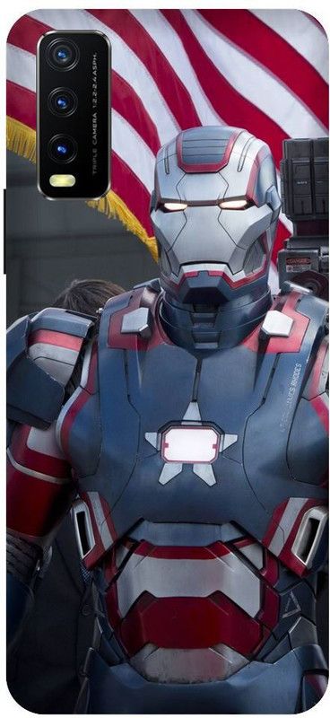 URCHIN Back Cover for Vivo Y12S Iron Man, Love You 3000, Superhero, Avengers,Tony Stark, comic  (Multicolor, Shock Proof)