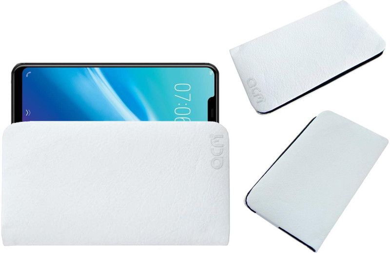ACM Pouch for Vivo Y81i  (White, Cases with Holder, Pack of: 1)
