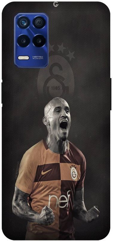 Bluvver Back Cover for Realme 8s 5G , RMX3381, Printed Galatasaray maicon Football Back Cover  (Multicolor, Hard Case, Pack of: 1)