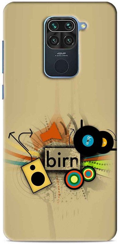 NDCOM Back Cover for Redmi Note 9 Music Printed  (Multicolor, Hard Case, Pack of: 1)