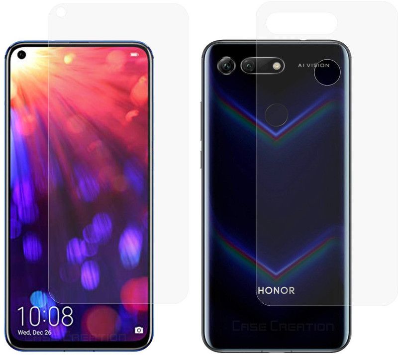 CASE CREATION Front and Back Screen Guard for Huawei Honor View 20  (Pack of 2)