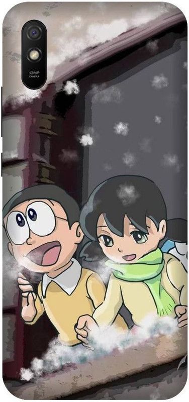 URCHIN Back Cover for Redmi 9ANobita, Sizuka, Doraemon, Cartoon, cute, comic  (Multicolor, Shock Proof, Pack of: 1)
