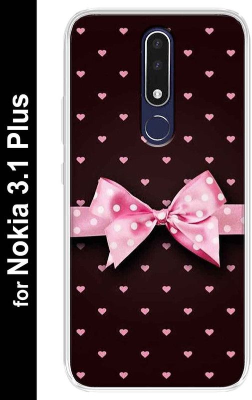 CaseRepublic Back Cover for Nokia 3.1 Plus  (Multicolor, Flexible, Silicon, Pack of: 1)