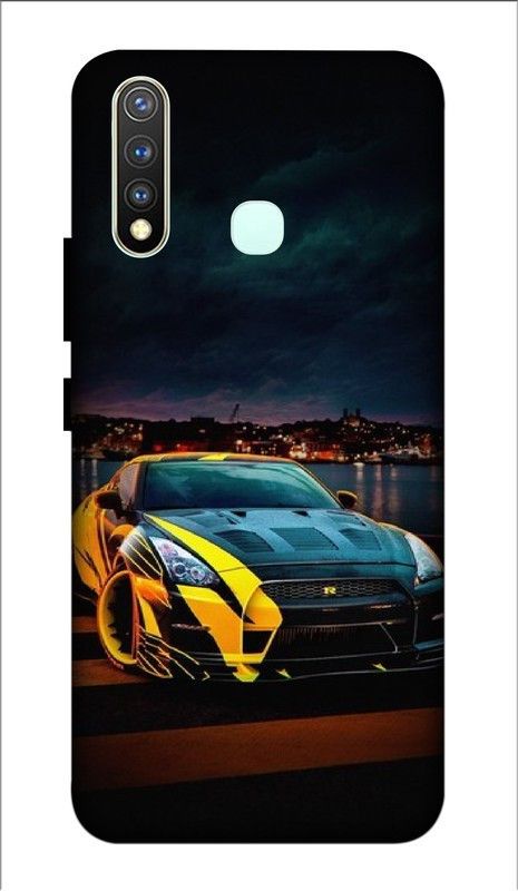 LUCKY MOBI.COM Back Cover for VIVO U20 ( sports car) PRINTED BACK COVER  (Multicolor, Waterproof)