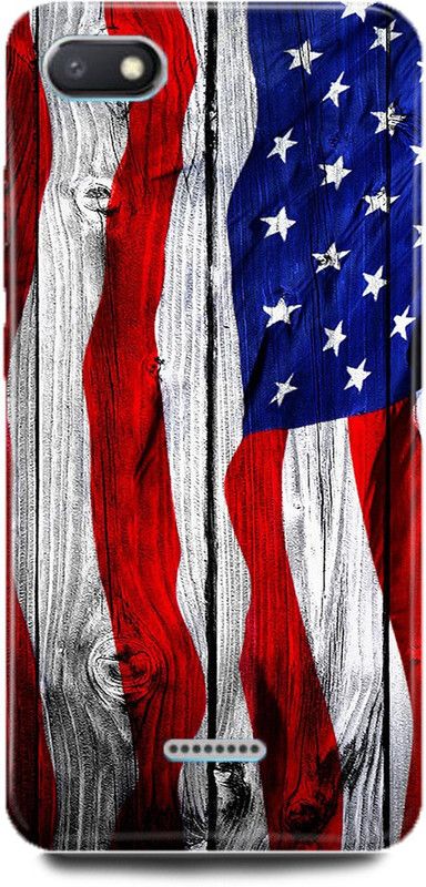 FRONK Back Cover for Redmi 6A, M1805C3DI, US, FLAG, RED, WHITE, CAMO, BLUE  (Multicolor, Hard Case, Pack of: 1)