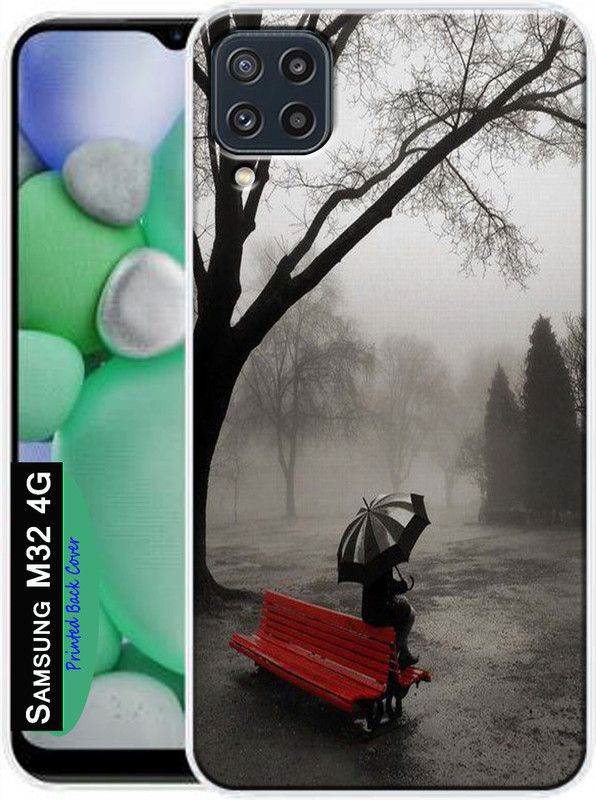 LUCASTENN Back Cover for Samsung Galaxy M32 4G  (Multicolor, Dual Protection, Silicon, Pack of: 1)