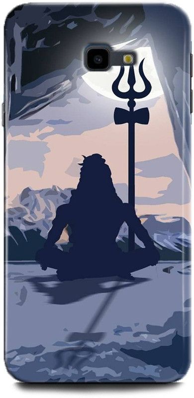 Afterglow Back Cover for SAMSUNG Galaxy J4 Plus MAHADEV TRISHUL, MAHADEV, MAHAKAL, OM, SHIV, TRISHUL  (Multicolor, Shock Proof, Pack of: 1)
