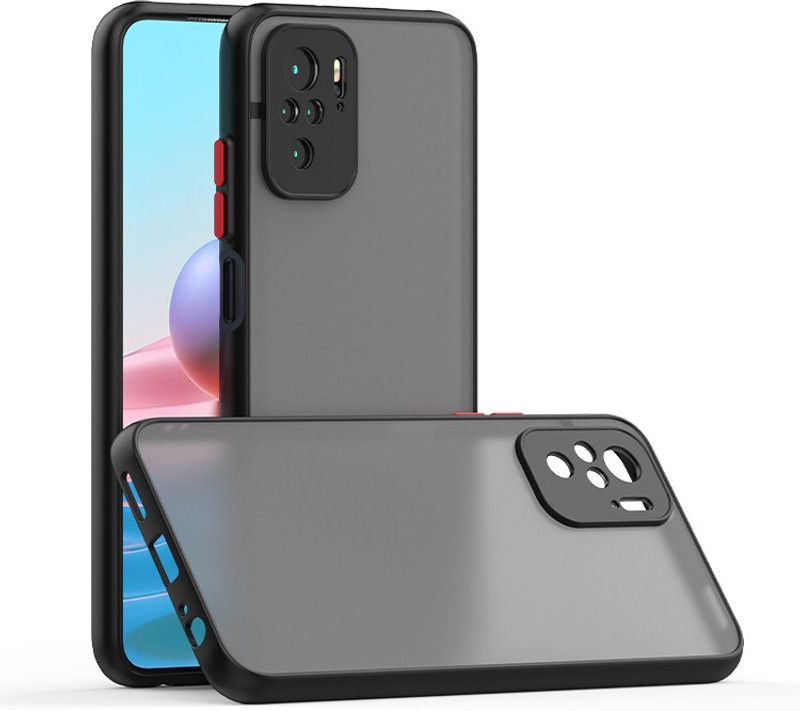 SKIN WORLD Back Cover for Redmi Note 10, Redmi Note 10s  (Black, 3D Case)