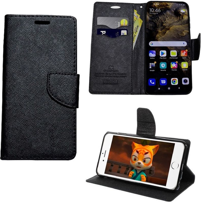 Fastship Flip Cover for OnePlus 6  (Black, Magnetic Case, Pack of: 1)