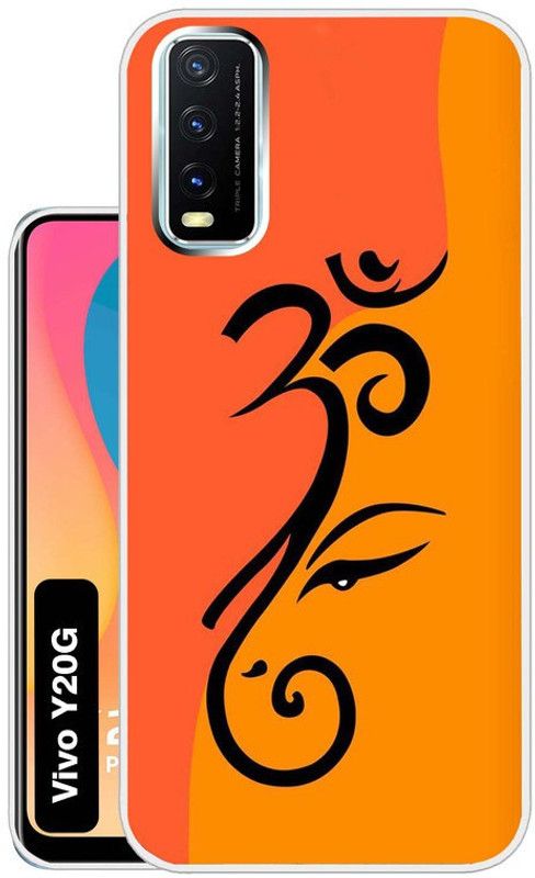 Case Club Back Cover for Vivo Y20G  (Orange, Grip Case, Silicon, Pack of: 1)