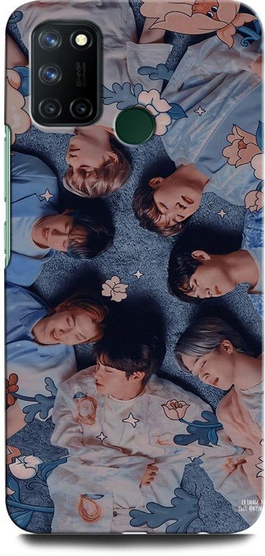 GRAFIQE Back Cover for Realme 7i BTS X ARMYJUNGSHOOK, KOREAN, HEARTBEAT, BTS, BEAT, SINGER  (Multicolor, Shock Proof, Pack of: 1)