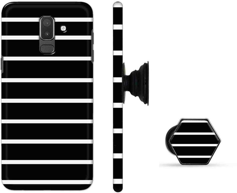CaseSquad Back Cover for Samsung Galaxy J6, Samsung Galaxy On6  (Multicolor, Cases with Holder, Pack of: 2)