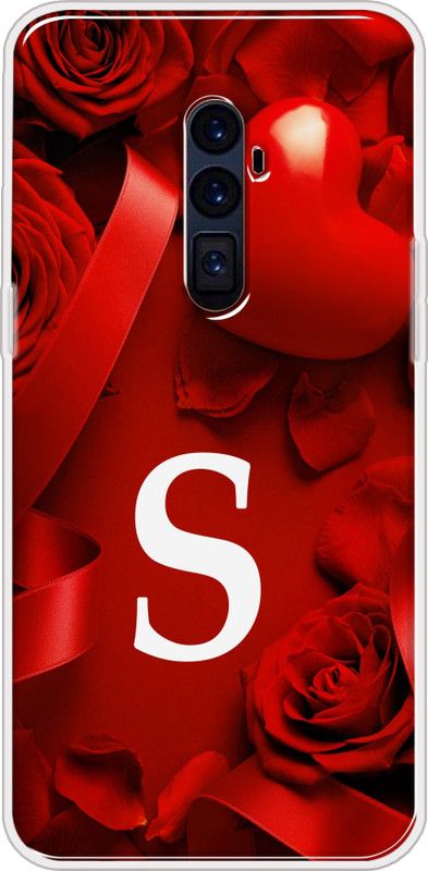Hansviprint Back Cover for Oppo Reno 10x  (Red, Grip Case, Silicon, Pack of: 1)