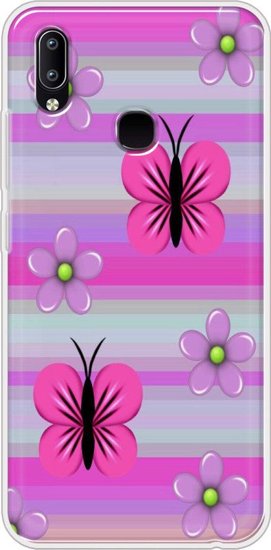 Cooldone Back Cover for VIVO Y91, Vivo Y93, Vivo Y95  (Multicolor, Grip Case, Silicon, Pack of: 1)