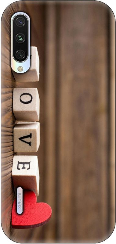Smutty Back Cover for Mi A3, M1906F9SH, M1906F9SI - Love Print  (Multicolor, Hard Case)