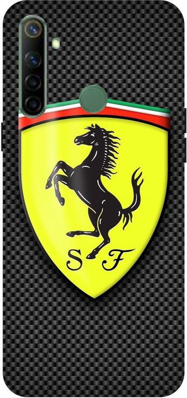 URCHIN Back Cover for Realme5 ferrari, Ferrari logo, car, sports car, supercar  (Multicolor, Shock Proof, Pack of: 1)