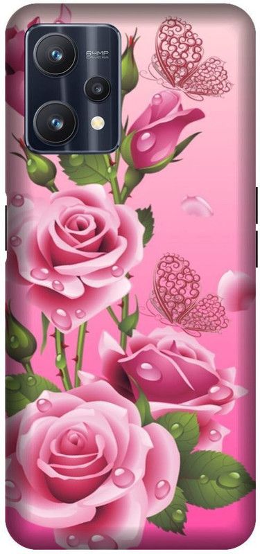 VS PRINT LINK Back Cover for Realme 9 Pro (5G) , RMX3471 , LOVE, ABSTRACT, women,Texture,Printed  (Pink, Hard Case, Pack of: 1)