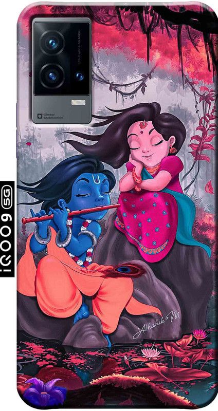 RDcon Back Cover for iQoo 9 5G 2805  (Multicolor, Dot View, Silicon, Pack of: 1)