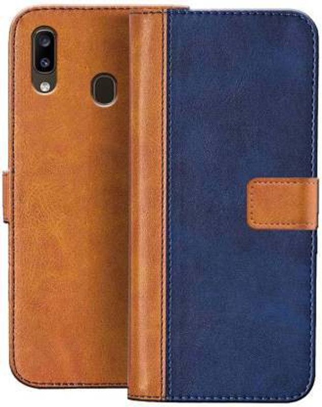 Urban Tech Flip Cover for Samsung Galaxy A20sFlip Case | Magnetic Closure | Shock Proof Wallet Flip Cover  (Multicolor, Magnetic Case, Pack of: 1)