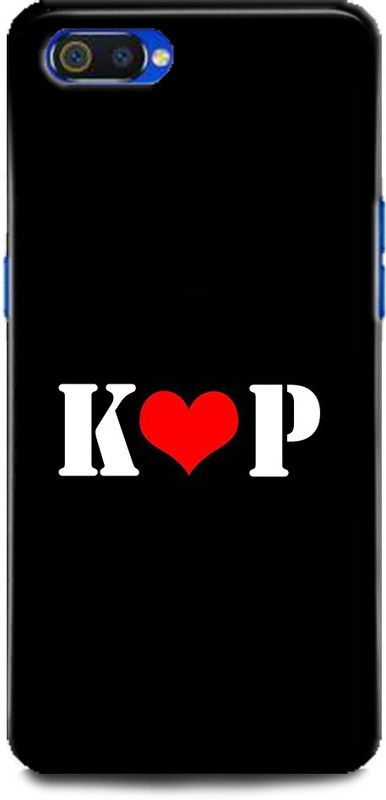 Afterglow Back Cover for Realme C2 K P, K LOVES P, NAME, LETTER, ALPHABET, KP LOVE, HART  (Multicolor, Shock Proof, Pack of: 1)
