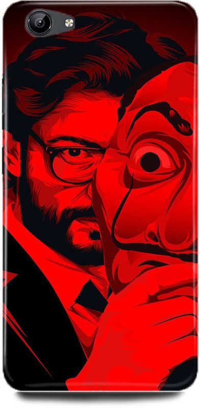DIKRO Back Cover for vivo Y55L, MONEY, HEIST, WEB, SERIES, MASK, PROFESSOR  (Multicolor, Hard Case, Pack of: 1)