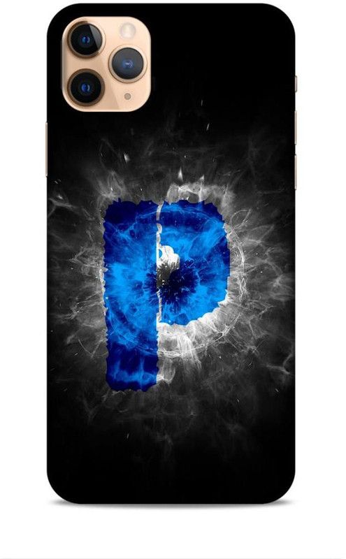 Trinetra Back Cover for Apple iPhone 11 Pro (P / Letter / Alphabet / Name)  (Multicolor, Hard Case, Pack of: 1)