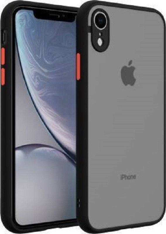 Celzo Back Cover for Apple iPhone XR  (Black, Silicon, Pack of: 1)