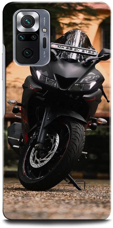 INTELLIZE Back Cover for REDMI Note 10 Pro R15, BIKE, SUPERBIKE, BIKE LOVER, YAMAHA BIKE  (Multicolor, Hard Case, Pack of: 1)