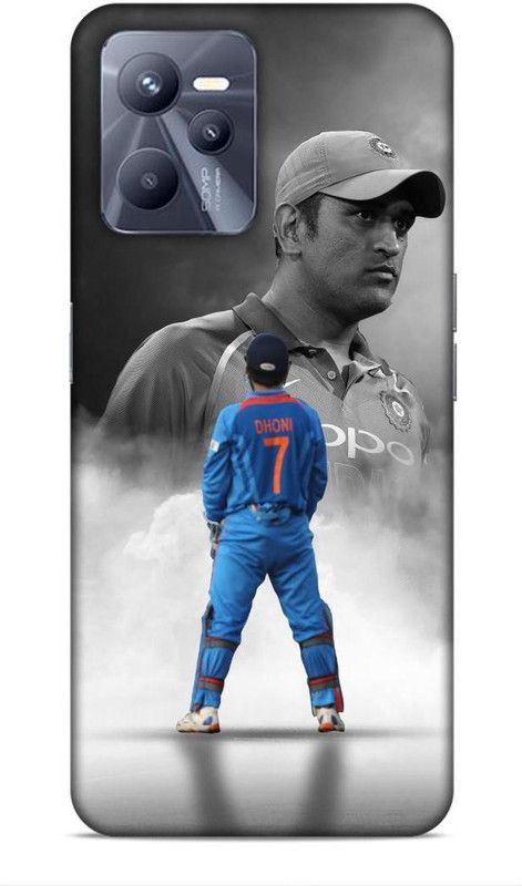 zingcart Back Cover for REALME NARZO 50A PRIME, Dhoni Stylish Wicket Keeping Printed Back Cover Case  (Multicolor, Hard Case, Pack of: 1)