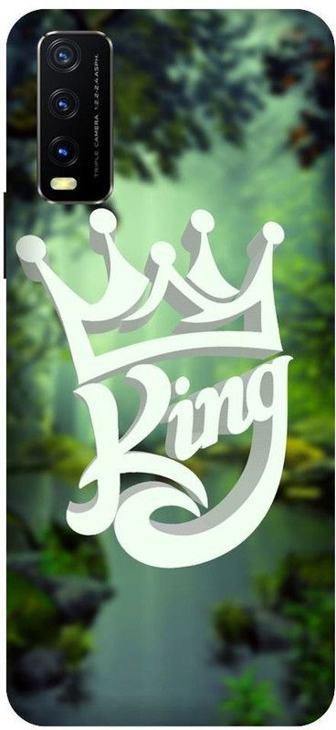 URCHIN Back Cover for Vivo Y20G King, King word, King cover, quotes, Attitude  (Multicolor, Shock Proof, Pack of: 1)