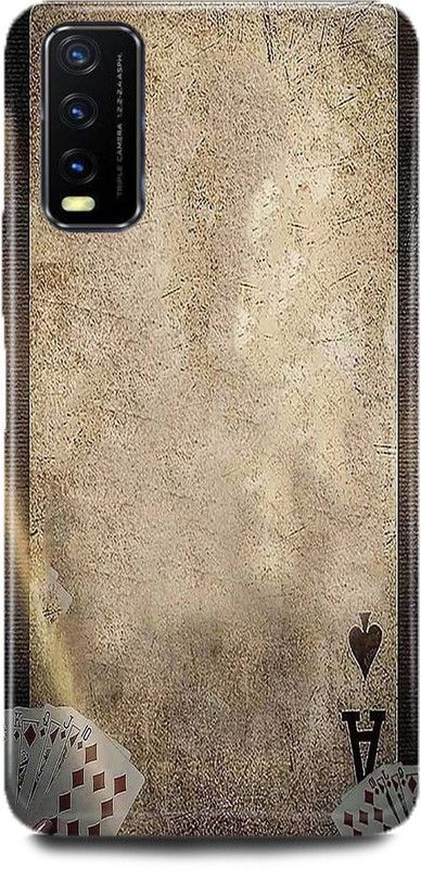 MRBE Back Cover for ViVO Y20G, V2037, PLAYING CARDS BACK COVER  (Multicolor, Hard Case, Pack of: 1)