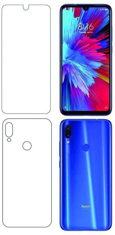 QuikDeal Front and Back Screen Guard for Mi Redmi 7, Mi Redmi Y3  (Pack of 1)