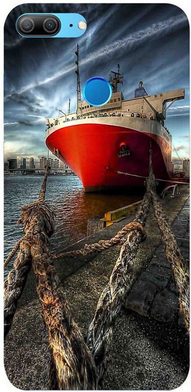 Skyhawk Back Cover for honor 9 Lite Red Cruiseship  (Multicolor, Waterproof, Silicon, Pack of: 1)