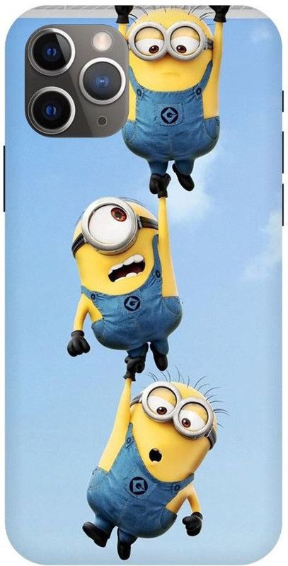 Afterglow Back Cover for I PHONE 11 Pro MINIONS, CUTE, FUNNY, CARTOON, MINIONS CUTE, CUTE  (Multicolor, Shock Proof, Pack of: 1)
