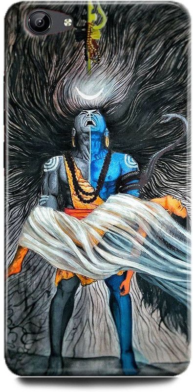 FIKORA Back Cover for Vivo Y71/1724 ANGRY, SHIV, SHIVJI, MAHADEV, SHIVA, MAHAKAL  (Multicolor, Hard Case, Pack of: 1)