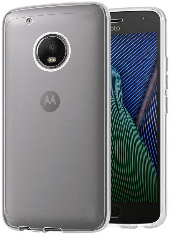 CASE CREATION Back Cover for Motorola Moto G5 Plus 2017  (Transparent, Grip Case, Silicon, Pack of: 1)